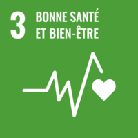 SDG 3 : Bonne santé et bien-être SDG 3 : Bonne santé et bien-être