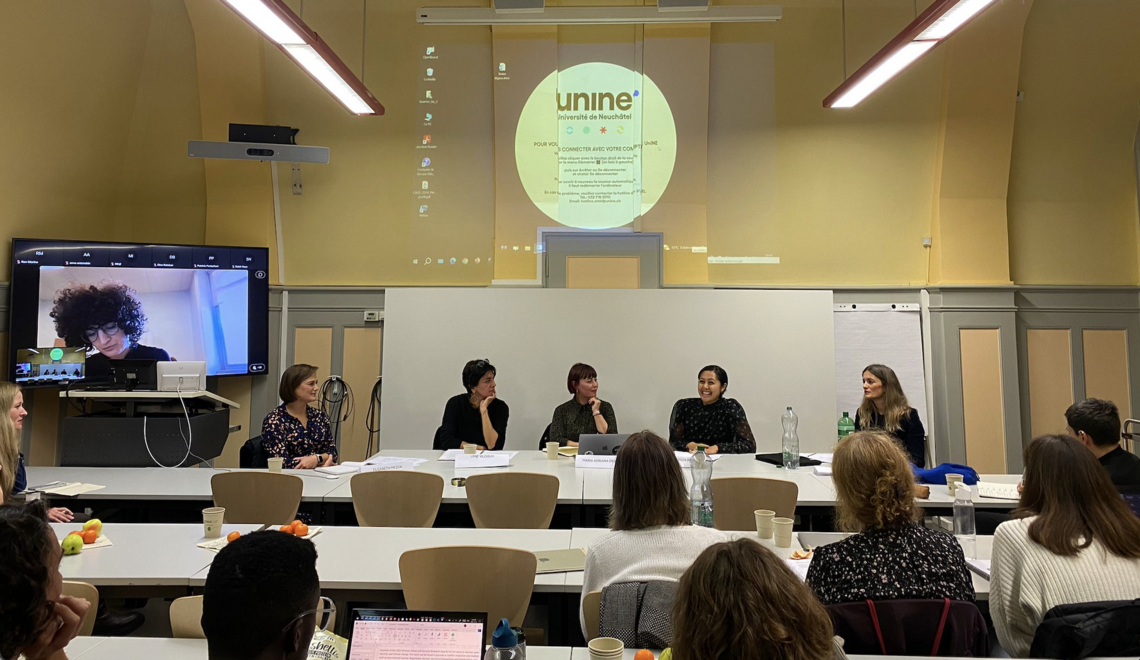 Photo of roundtable feminist approaches to political violence