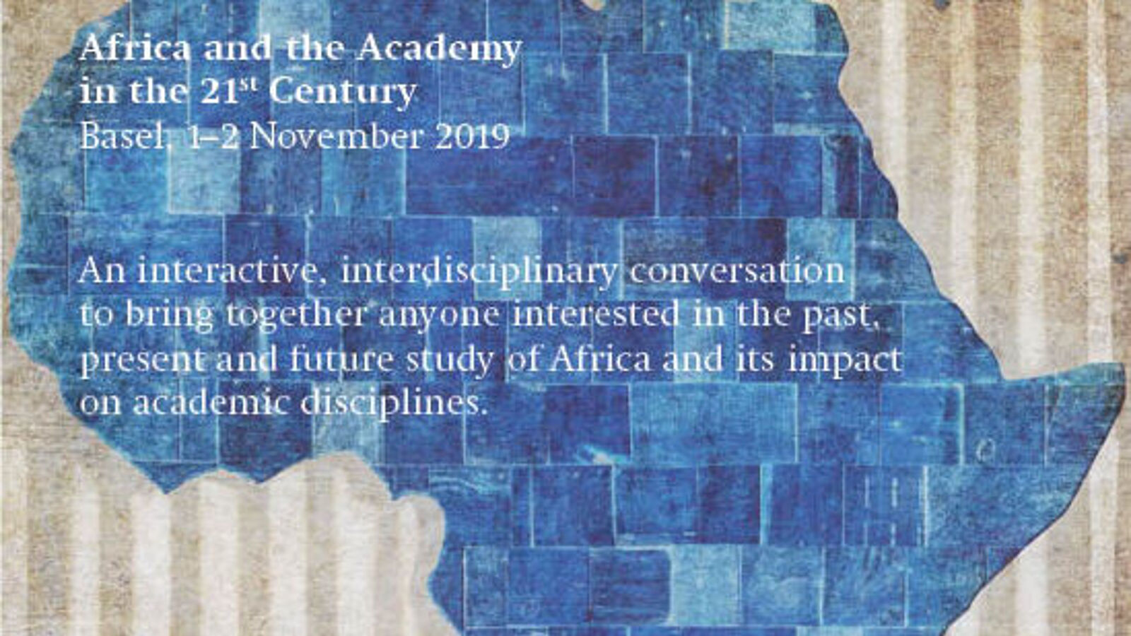 Section of poster advertising the conference